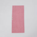 Vintage Stripe Cotton Towel Set - Pink / Red