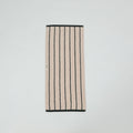 Classic Stripe Cotton Towel Set - Green / Beige