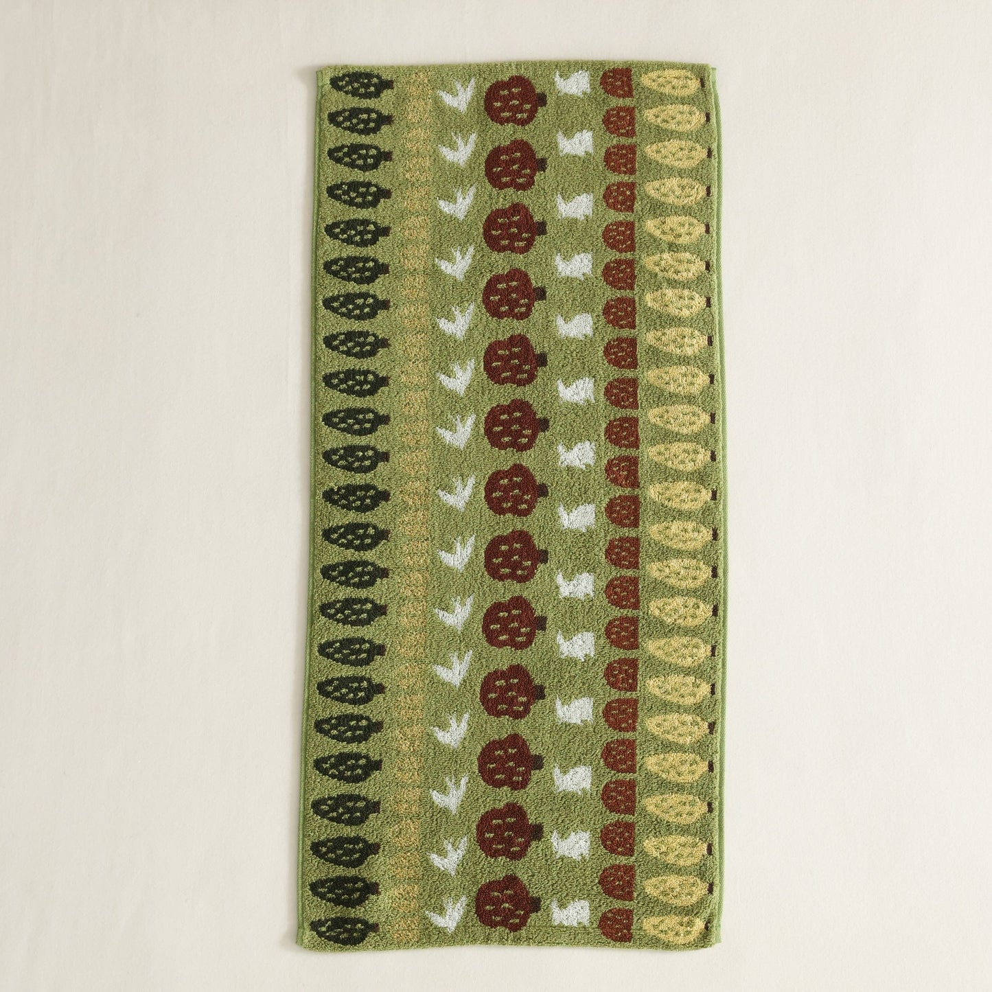 Fairy Forest Low-Twist Cotton Towel Set - Green / Brown - view 6