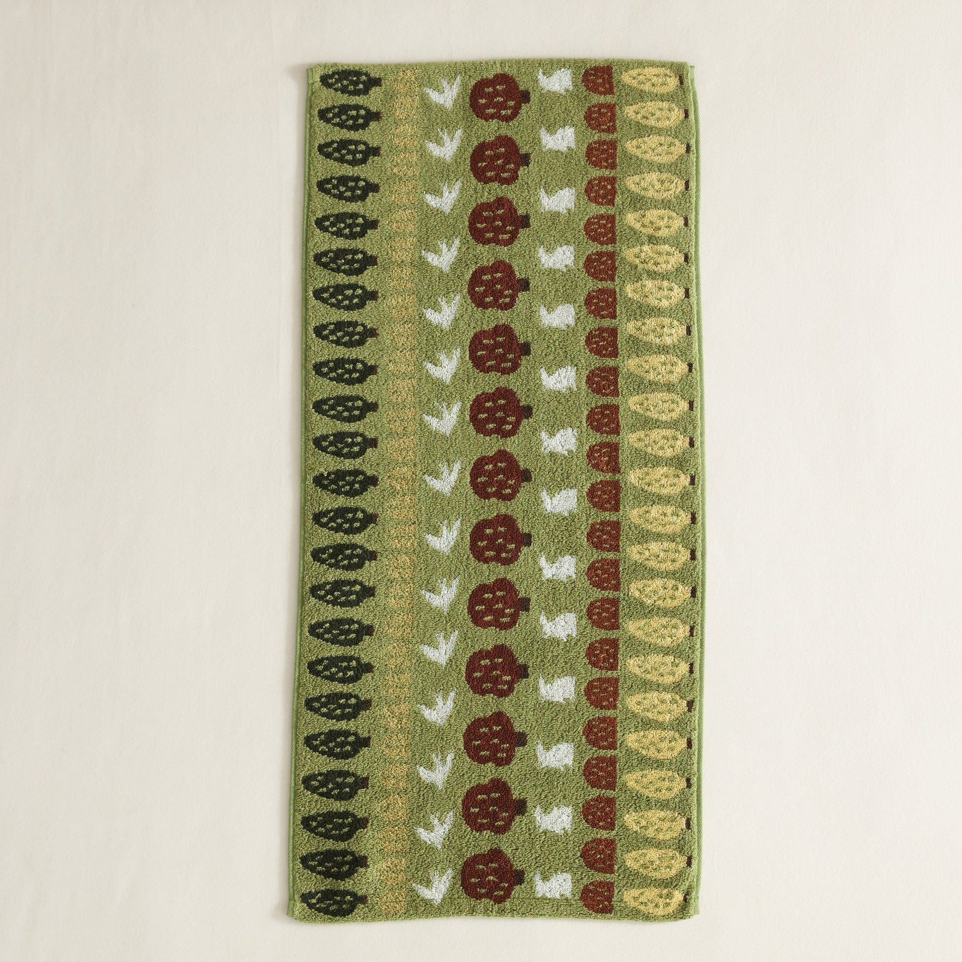 Fairy Forest Low-Twist Cotton Towel Set - Green / Brown - view 6