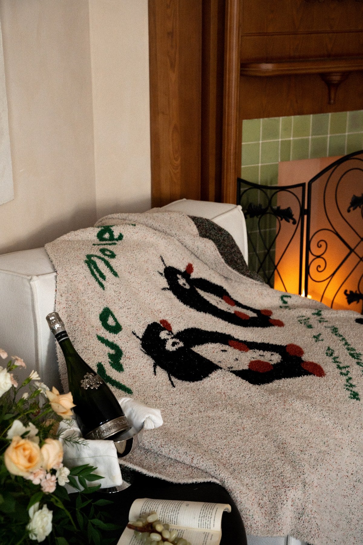 Half-Velvet Knit Throw Blanket - Dazed Mole - image 5