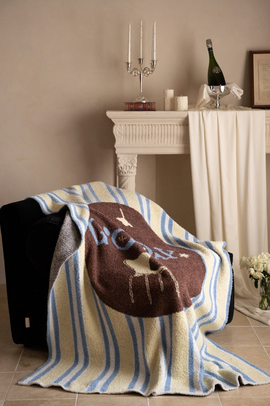 Half-Velvet Knit Throw Blanket - Dream Chair - image 1