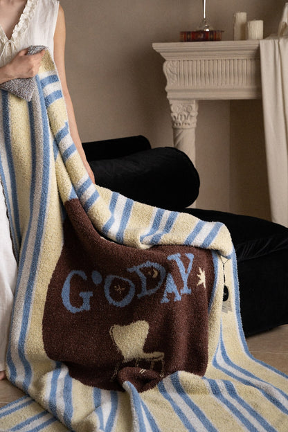 Half-Velvet Knit Throw Blanket - Dream Chair - image 2