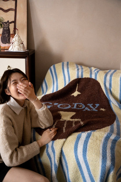 Half-Velvet Knit Throw Blanket - Dream Chair - image 3
