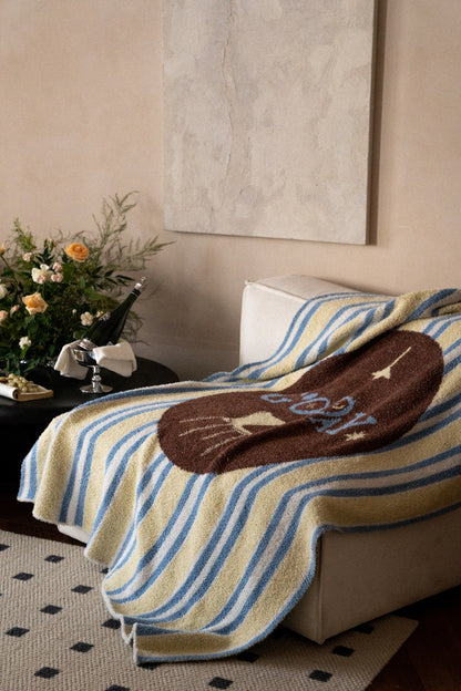 Half-Velvet Knit Throw Blanket - Dream Chair - image 4