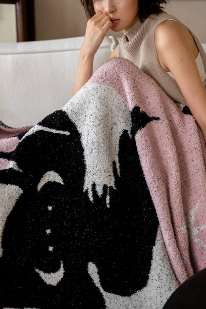 Half-Velvet Knit Throw Blanket - Pegasus - image 4