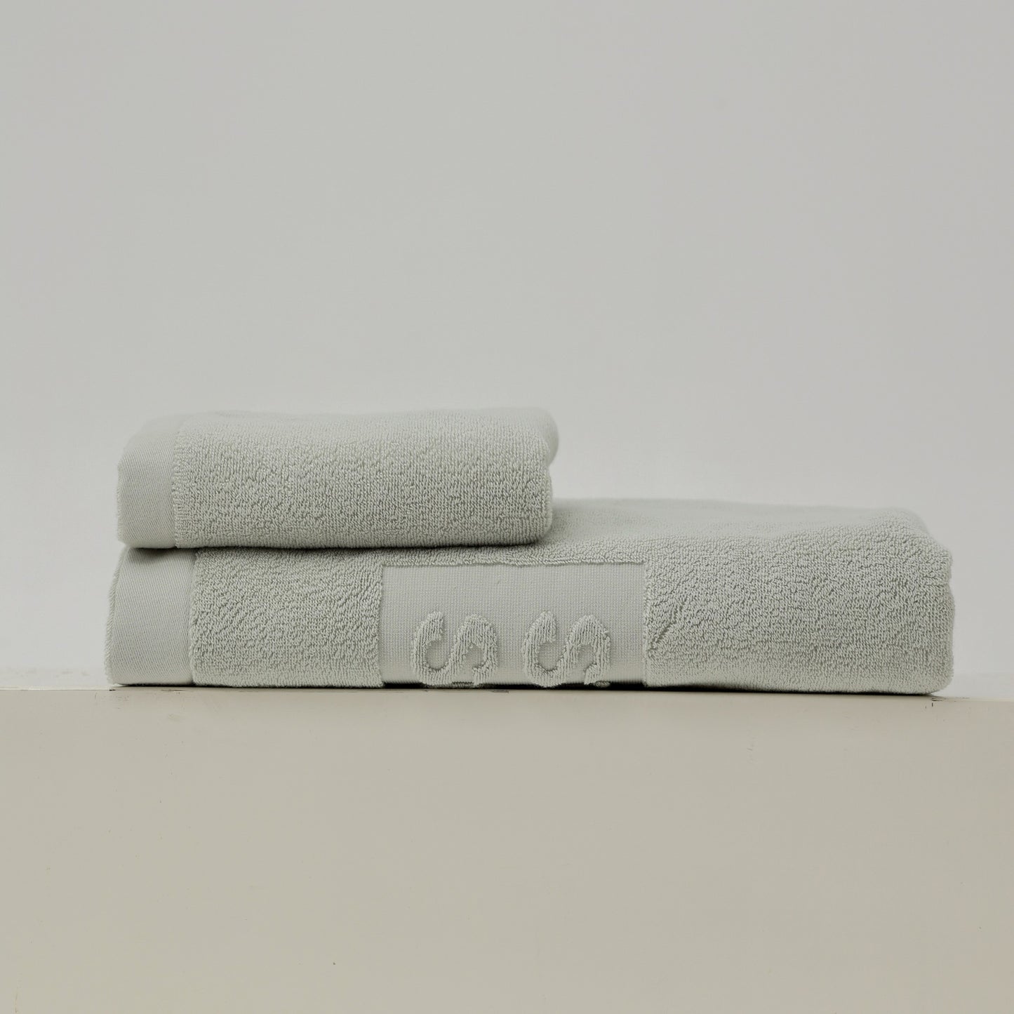 Oversized Cotton Towel Set - Mint Green - view 1