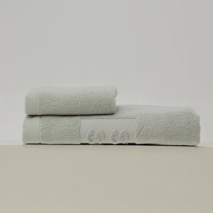 Oversized Cotton Towel Set - Mint Green - view 1