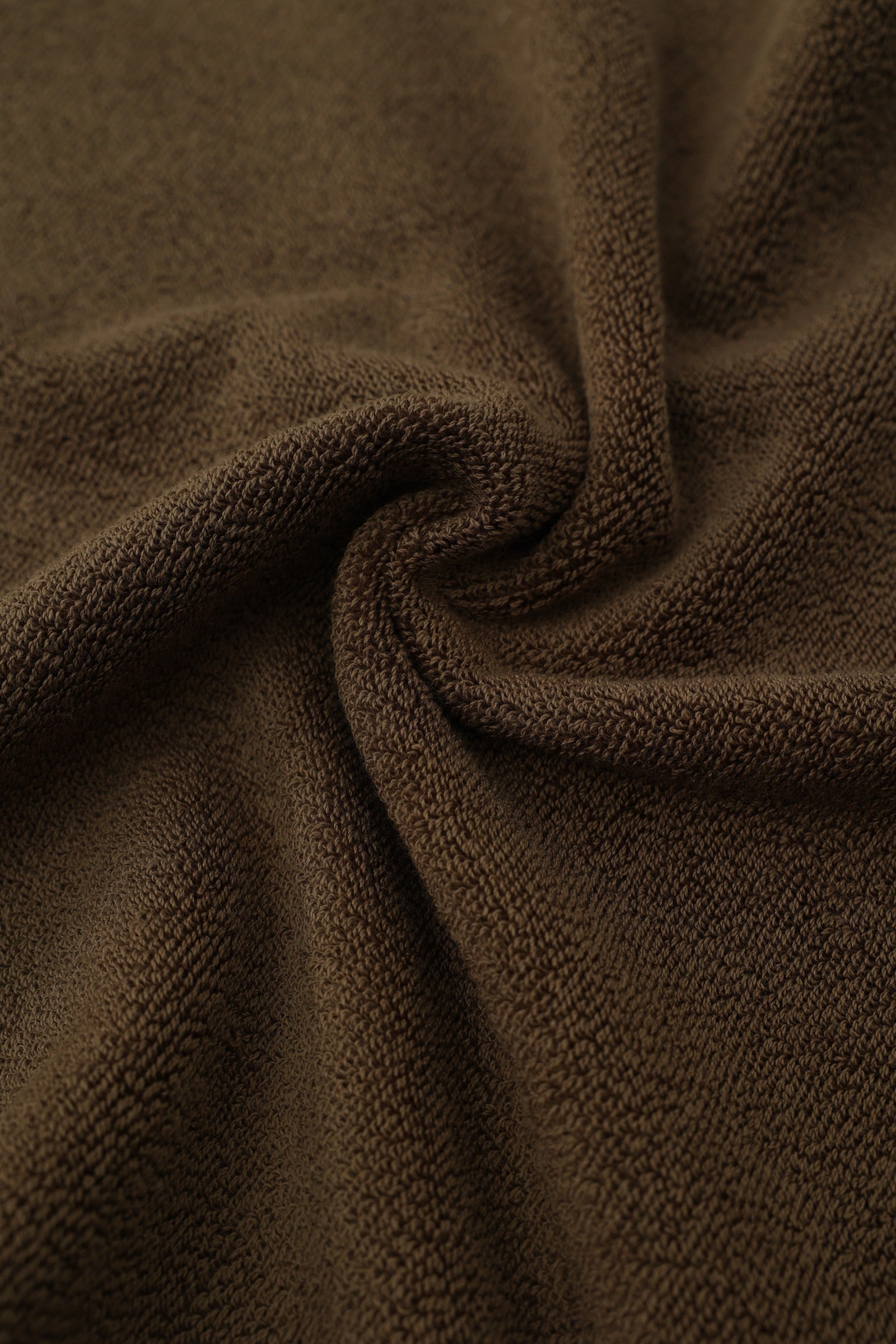 Oversized Cotton Towel Set - Mocha Brown - view 6