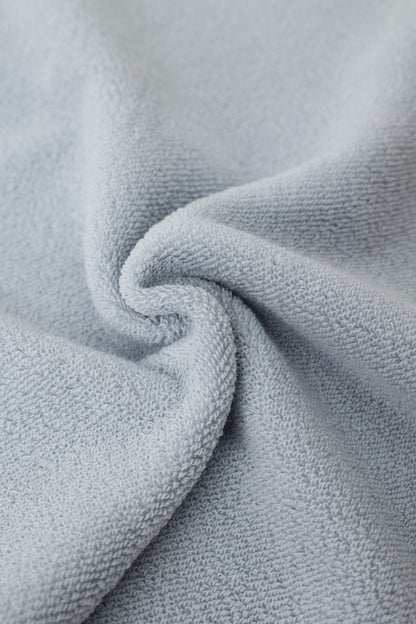 Oversized Cotton Towel Set - Powder Blue - view 6
